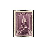1948 (SG177a) King George VI Robes Definitive 10/- Thin Paper