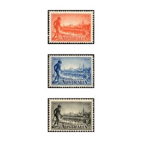 1934 (SG147a/9a) Victorian Centenary Set of 3 MUH Perf 11 1/2