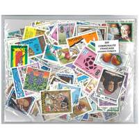 French Community - 500 Different Large Stamps Mixed in Bag Used