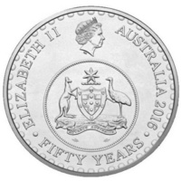 Australia 2016 Twenty Cents 20c UNC coin Ex Mint Bag 50 Years of decimal currency changeover.