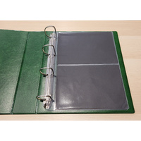 FDC/PNC's Binder/Album Classic 4-Ring Padded Cover 317X295mm W/ 10 Refill Pages