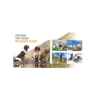 AAT Stamps 2015 Dogs That Saved Macquarie Island Mini Sheet
