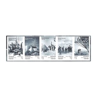 AAT Stamps 2016 Hurley's Journey 1914-1916 Set of 5 MUH