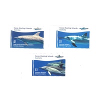 2016 Cocos Island Dolphins Set of 3 MUH