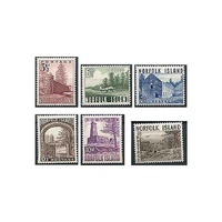 1953 (SG13-18) Norfolk Island Definitives Set of 6 MUH
