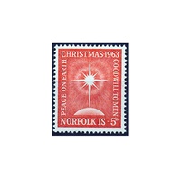 1963 (SG50) Norfolk Island Christmas MUH