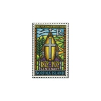 1972 (SG128) Norfolk Isl. Centenary of First Pitcairner-built Church MUH
