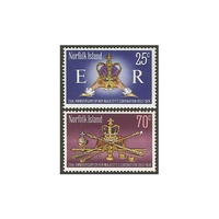 1978 (SG207/8) Norfolk Isl. 25th Anniv of Coronation Set of 2 MUH