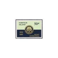 1980 (SG 235) Norfolk Isl. 75th Anniv Rotary International MUH