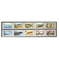 1982 (SG 274/83) Norfolk Isl. Philip & Nepean Islands Set of 10 MUH