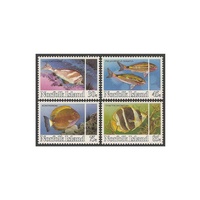 1984 (SG 334/7) Norfolk Isl. Reef Fish Set of 4 MUH