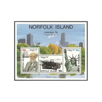 1986 (SG ms388) Norfolk Isl. Ameripex '86 Stamp Expo M/Sheet MUH