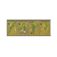 1987 (SG 425/8) Norfolk Isl. Endangered Species Green Parrots