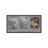 1987 (SG 433/5) Norfolk Isl. Bicentenary of Settlement Set of 3 MUH