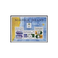 1988 (SG ms447) Norfolk Isl. Sydpex '88 Stamp Expo Mini Sheet MUH
