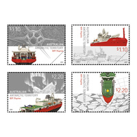 AAT 2020 RSV Nuyina Icebreaker Set of 4 Stamps MUH