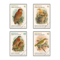 Christmas Island 2018 The Art of John Gerrard Keulemans Birds Set of 4 Stamps MUH
