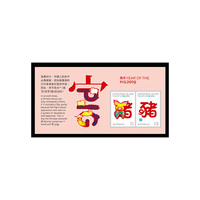 Christmas Island 2019 Year of The Pig Miniature Sheet of 2 Stamps MUH