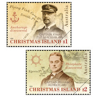Christmas Island 2019 19th Century Explorers Set of 2 Stamps MUH