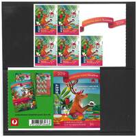 Christmas Island 2019 Merry Christmas Sheetlet of 5 International Stamps Self-adhesive MUH