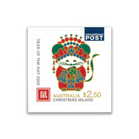 Christmas Island 2020 Year of The Rat Ex-Booklet International Stamp Self-adhesive MUH