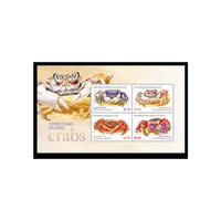 Christmas Island 2020 Crabs Miniature Sheet of 4 Stamps MUH