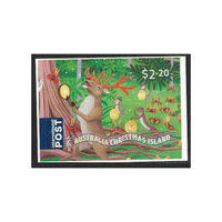 Christmas Island 2020 Merry Christmas Rudolph Ex-Booklet International Stamp Self-adhesive MUH