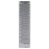 Stamp Perforation Gauge - Printed On Strong Transparent Plastic For Easy Use