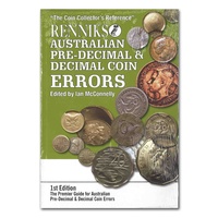 Australian Pre-decimal & Decimal Coin Errors - Renniks Catalouge 1st Edition
