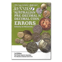 Australian Pre-decimal & Decimal Coin Errors - Renniks Catalogue 1st Edition