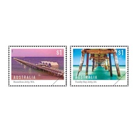 Australia 2017 Jetties Pair MUH Self-adhesive Coil (971)