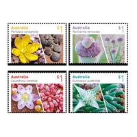 Australian Succulents 2017 Set of 4 Self-adhesive Coil MUH (998)