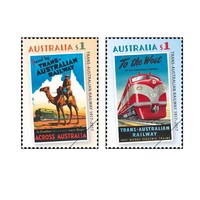Australia Trans-Australian Railway: 1917–2017 Set of 2 Self-adhesive MUH (1001)