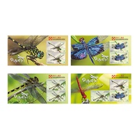 Australia 2017 Dragonflies Set of 4 Miniature Sheets Nanjing Stamp Show(1011)