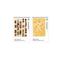 Australia 2017 Art of the North Set of 2 Self-adhesive Ex Booklet MUH(1027)