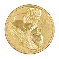 Australia 2020 Year of The Rat Stamps $1 Dollar UNC Coin Carded
