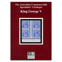 Brusden White 2022 The ACSC BW KGV King George V Stamp Catalogue A4