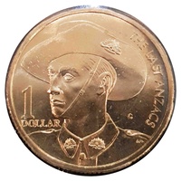 1999 The Last ANZACS "C" Canberra Mintmark $1 UNC