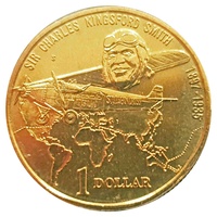 1997 Sir Charles Kingsford Smith 1897-1935 "S" Sydney Mint Mark $1 UNC