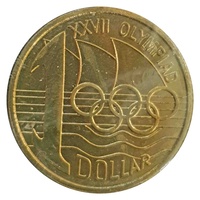 2000 Centrepoint Sydney Olymphilex $1 UNC Edge-lettered Coin