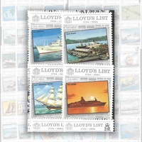 British Commonwealth 1984 250th Anniv. Lloyd's List Omnibus 16 Sets & 1 Mini Sheet MUH (3-2)