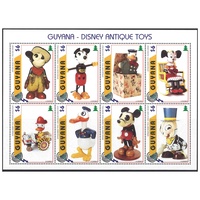 Disney Antique Toys Sheetlet Stamps MUH - Guyana