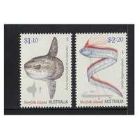 Norfolk Island 2020 Ocean Oddities/Deep Sea Fish Set of 2 Stamps MUH