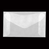 GLASSINE ENVELOPES NO. 1 SIZE 44.45 x 73 mm PACK OF 100 (Top Opening)