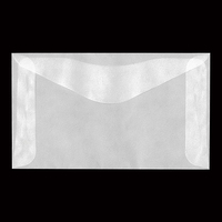 GLASSINE ENVELOPES NO. 3 SIZE 63.5 x 107.95 mm PACK OF 100  (Top Opening)