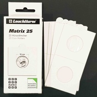 Lighthouse 2X2 Self-adhesive Coin Holder 25mm Fit AU 10c Shilling $200 Pack 25