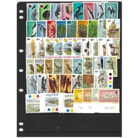 Falkland Islands 50 Different Thematic Stamps All Mint Unhinged In Complete Sets