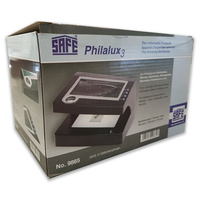 SAFE Philalux 3 Multi-tester UV Longwave and Shortwave Lamp with Built-in 3x Magnifiers