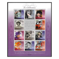 British Commonwealth 2021 QEII 95th Birthday Joint Issue Sheet/11 Stamps MUH Limited 6-3