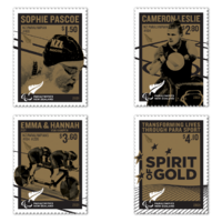 New Zealand Tokyo 2020 Paralympic Games Set of Mint Stamps
